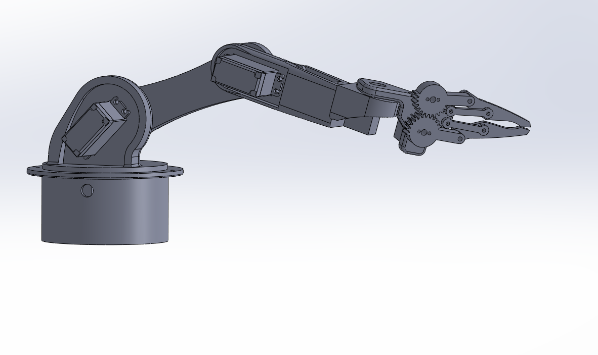 Robotic arm CAD assembly
