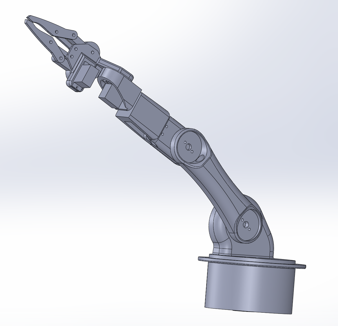 Robotic arm alternative assembly view